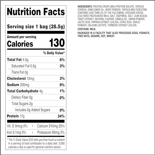 Quest Nutrition Crunchy Protein Puffs, Spicy, 17g Protein, 3g Carbs, Gluten Free, Baked, 10 Count