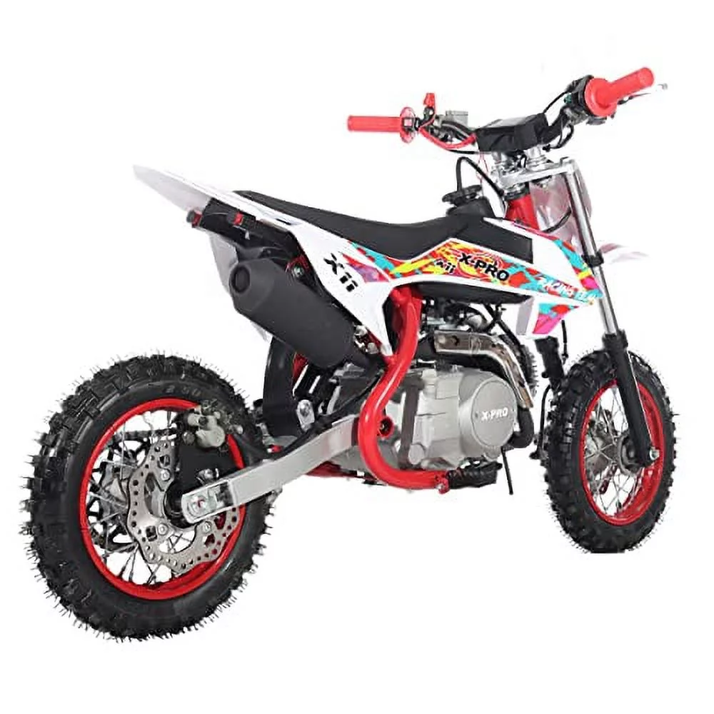X-Pro Brand New X11 110cc Gas Pit Dirt Bike with Automatic Transmission, E-Start, 10