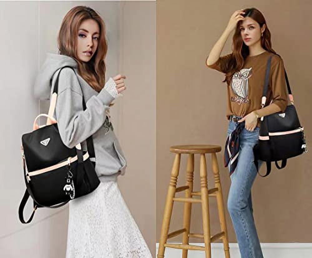 Small Nylon Women Backpack Purse Anti-theft Fashion Travel Shoulder Bag,Ladies Single Shoulder Bag,Mini Backpack