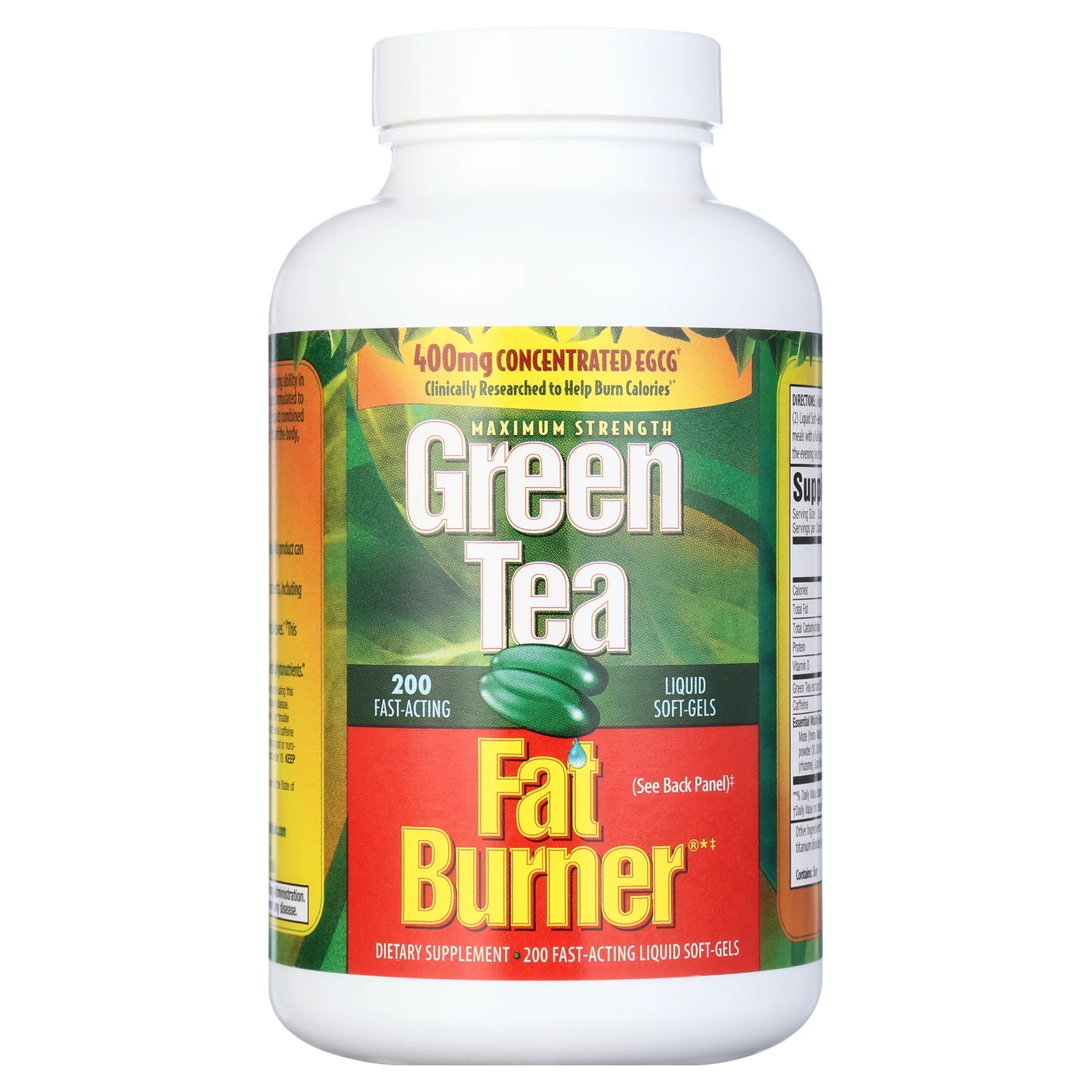 Applied Nutrition Green Tea Weight Loss Supplement, 200 Capsules