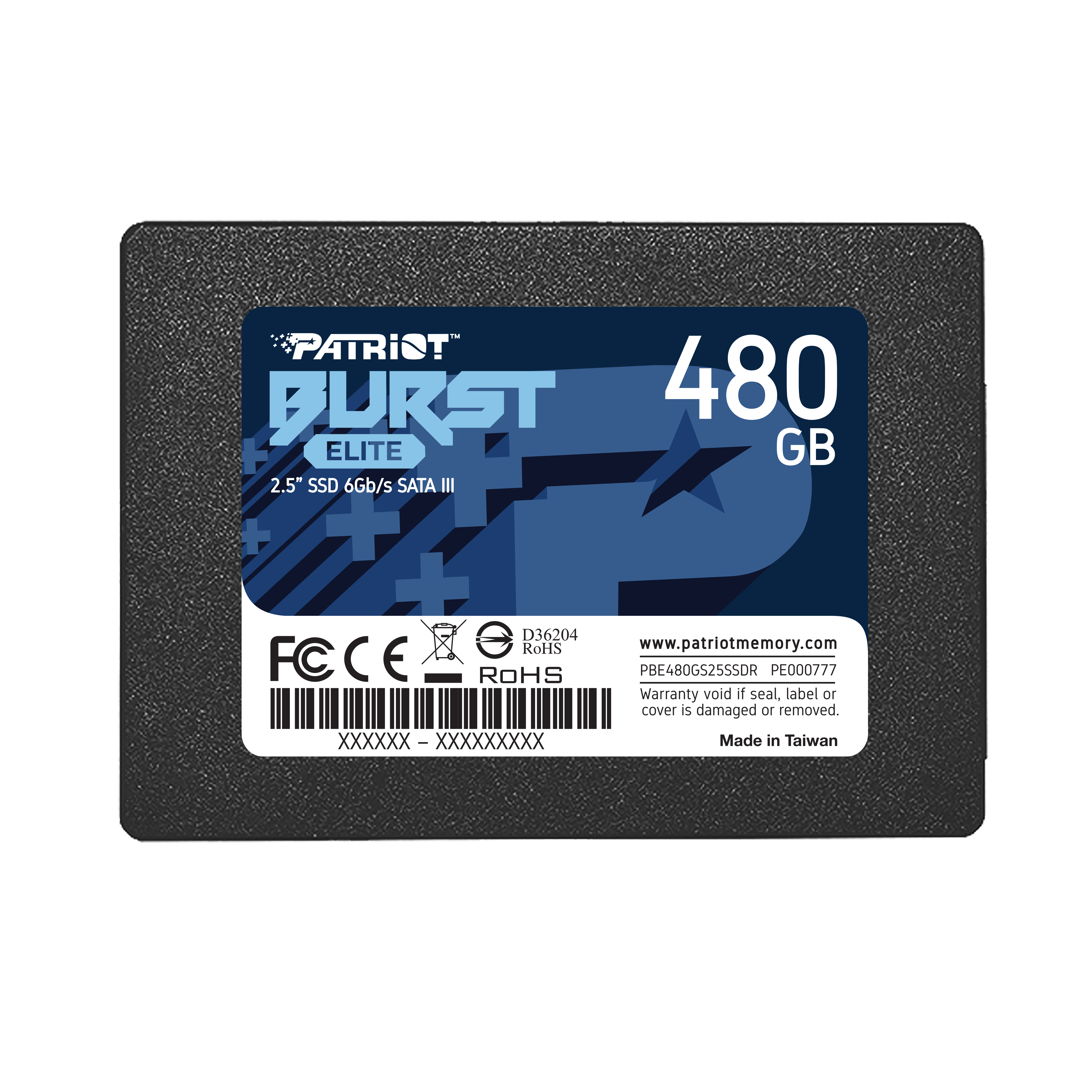 Patriot Burst Elite 480GB Internal SSD - SATA 3 2.5