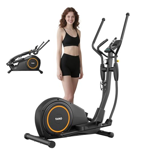 Elliptical Machine, Elliptical Exercise Machine for Home with Hyper-Quiet Magnetic Driving System, Elliptical Trainer
