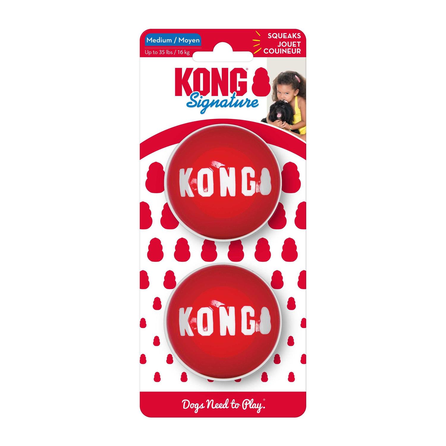 Kong Signature Ball Dog Toy - Pet Supplies online store