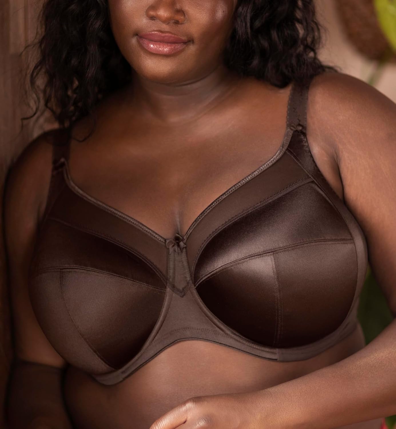 GODDESS Women's Kiera Underwire Bra, Chocolate, 38J