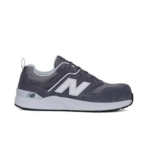New Balance Men's Composite Toe Elite Lite EH Industrial Shoe, Black Grey, 10.5