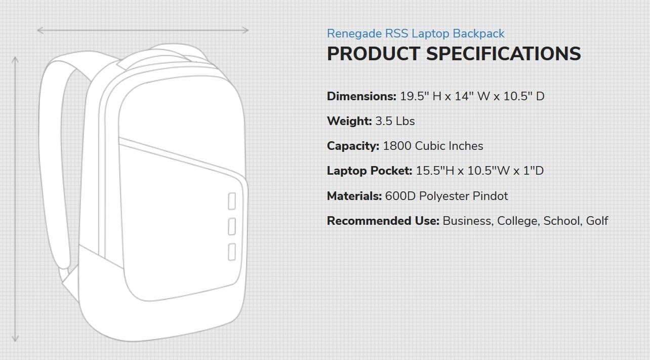 OGIO Renegade Backpack (Renegade , Dark Static)