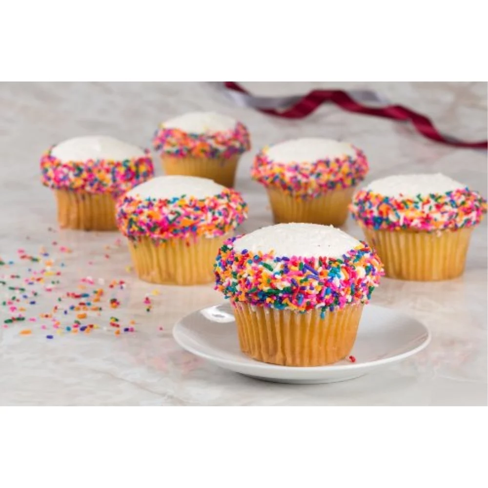 Dulcet Gift Baskets All Time Favorite Fresh Vanilla Sprinkle Cupcake