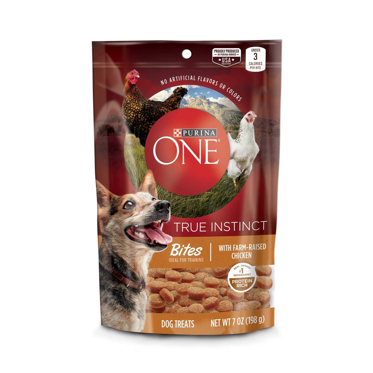 Purina ONE Dog Training Treats True Instinct Bites - Pet Supplies online store