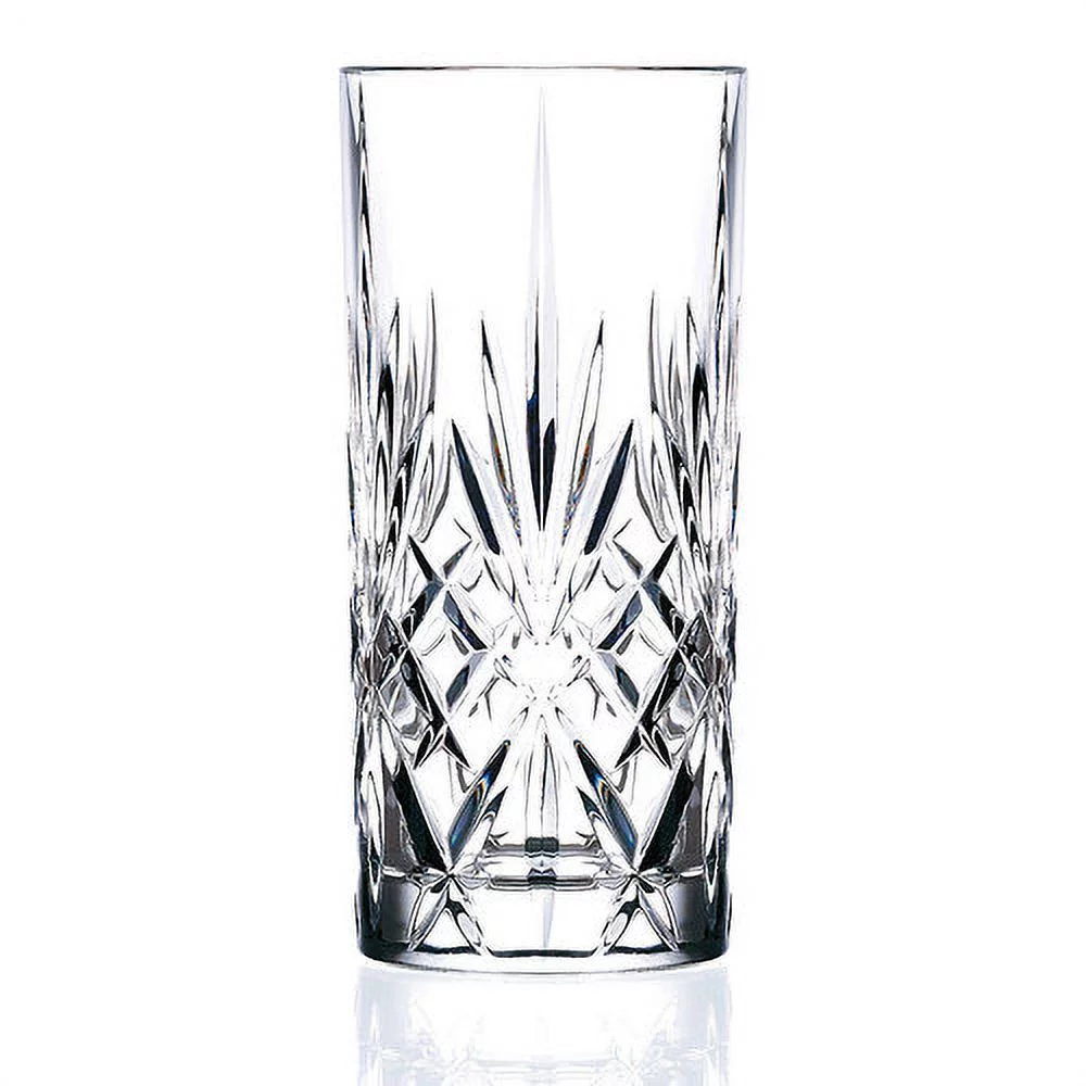 Lorenzo Import 238510 RCR Crystal Highball Glass set of 6