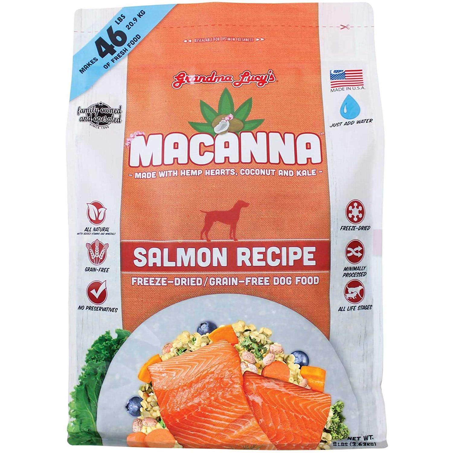 Grandma Lucy's Grain Free Macanna Salmon Freeze Dried Dog Food - Pet Supplies online store