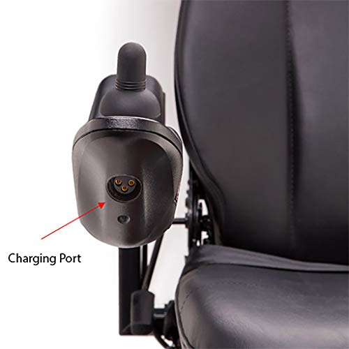 Pride Jazzy 600 ES Electric Wheelchair with Inside Delivery and Setup Option (Curbside Delivery, 20