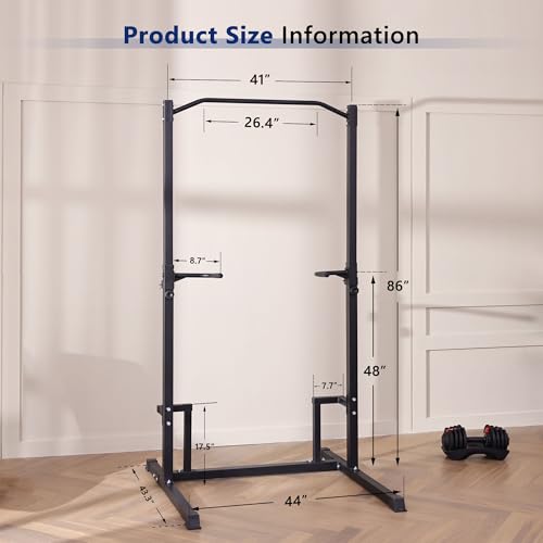 Pull Up Station Pull Up Bar for Home Gym Equipment Dip Station Power Tower Strength Training Fitness Equipment