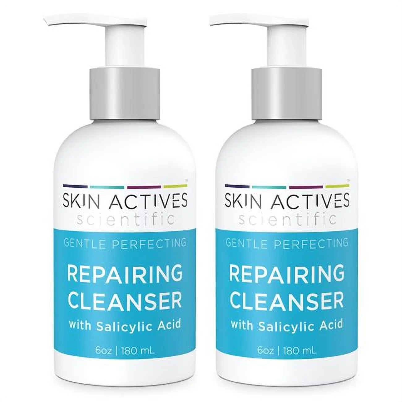 Skin Actives Scientific  Gentle Perfecting Repairing Cleanser w/ Salicylic Acid - 6 oz - 2-Pack