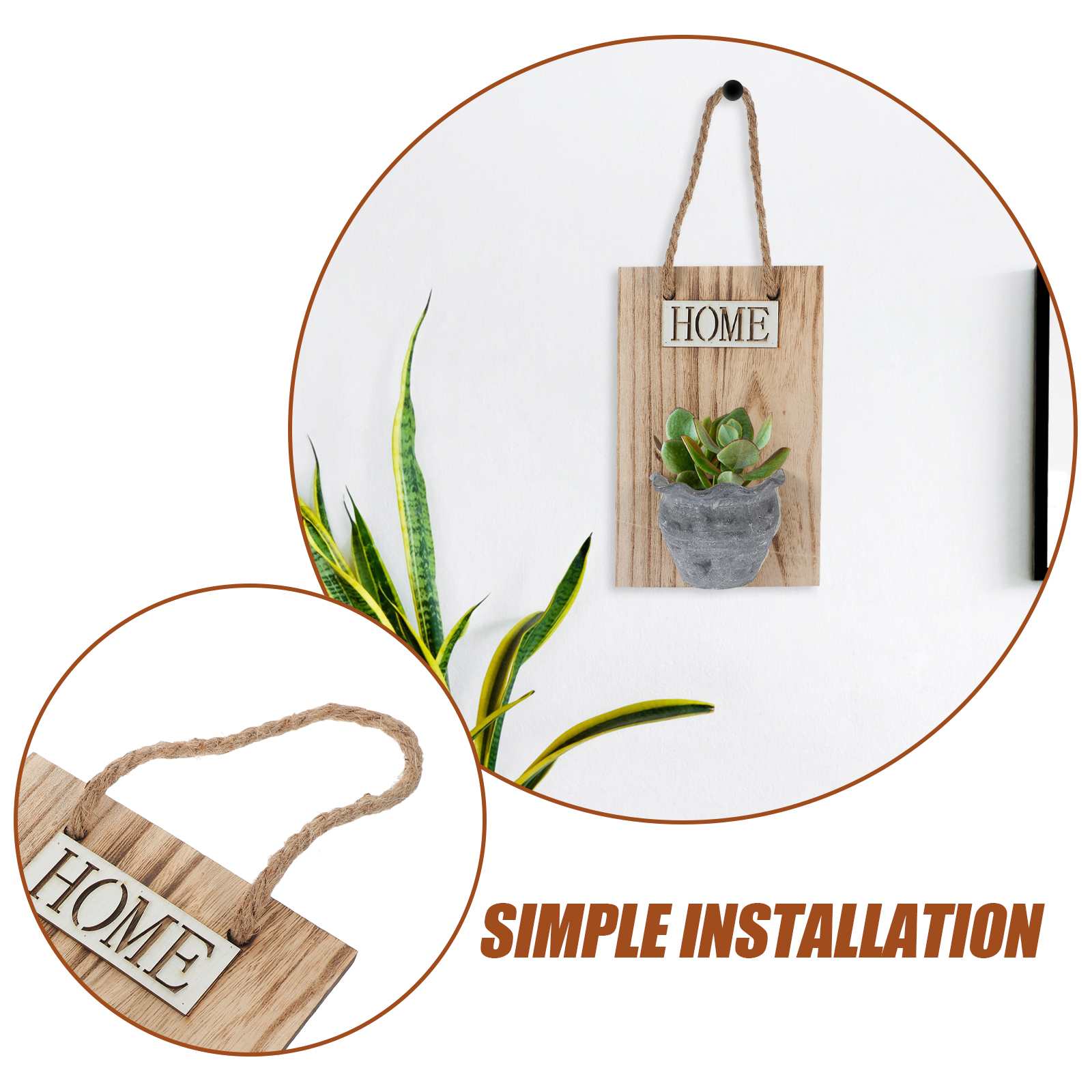 Planter Bar Wall Hanging Three-dimensional Flower Pot