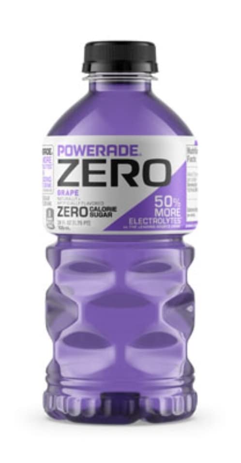 Powerade Sport Drink Bottles, 28 fl oz, 5 Pack (Zero Fruit Punch)