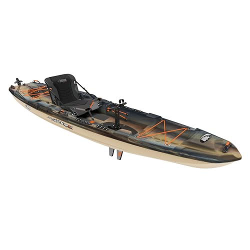 Pelican Catch HDII Premium Angler - Sit-On-Top Fishing Kayak - HyDryve Pedal System & Comfortable Ergocast seat