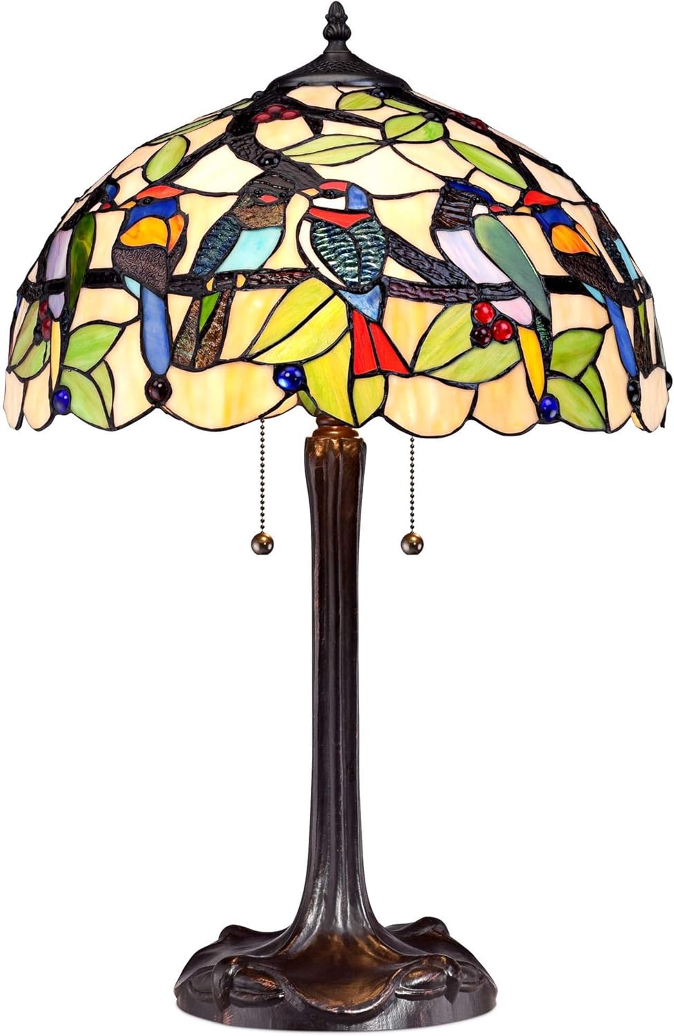 Robert Louis Tiffany Traditional Tiffany Style Table Lamp 24.75