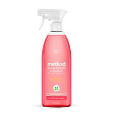 Method All Purpose Natural Surface Cleaner, Pink Grapefruit 28 oz (Pack of 2)