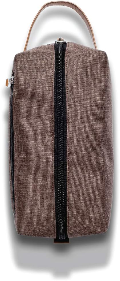 Jones Co-Pilot Dopp Kit, Heather Brown Pack of 2