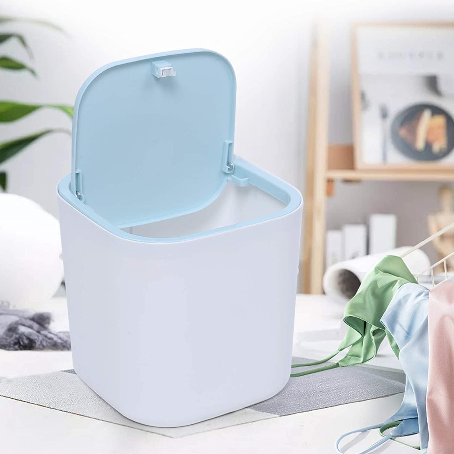 Portable Washing Machine USB Washer Compact Counter Top Washing Machine Rotary Laundry Machine for Camping Traveling RVs Dorms Small Space, 6.69x6.69x6.69 Inch(Blue)