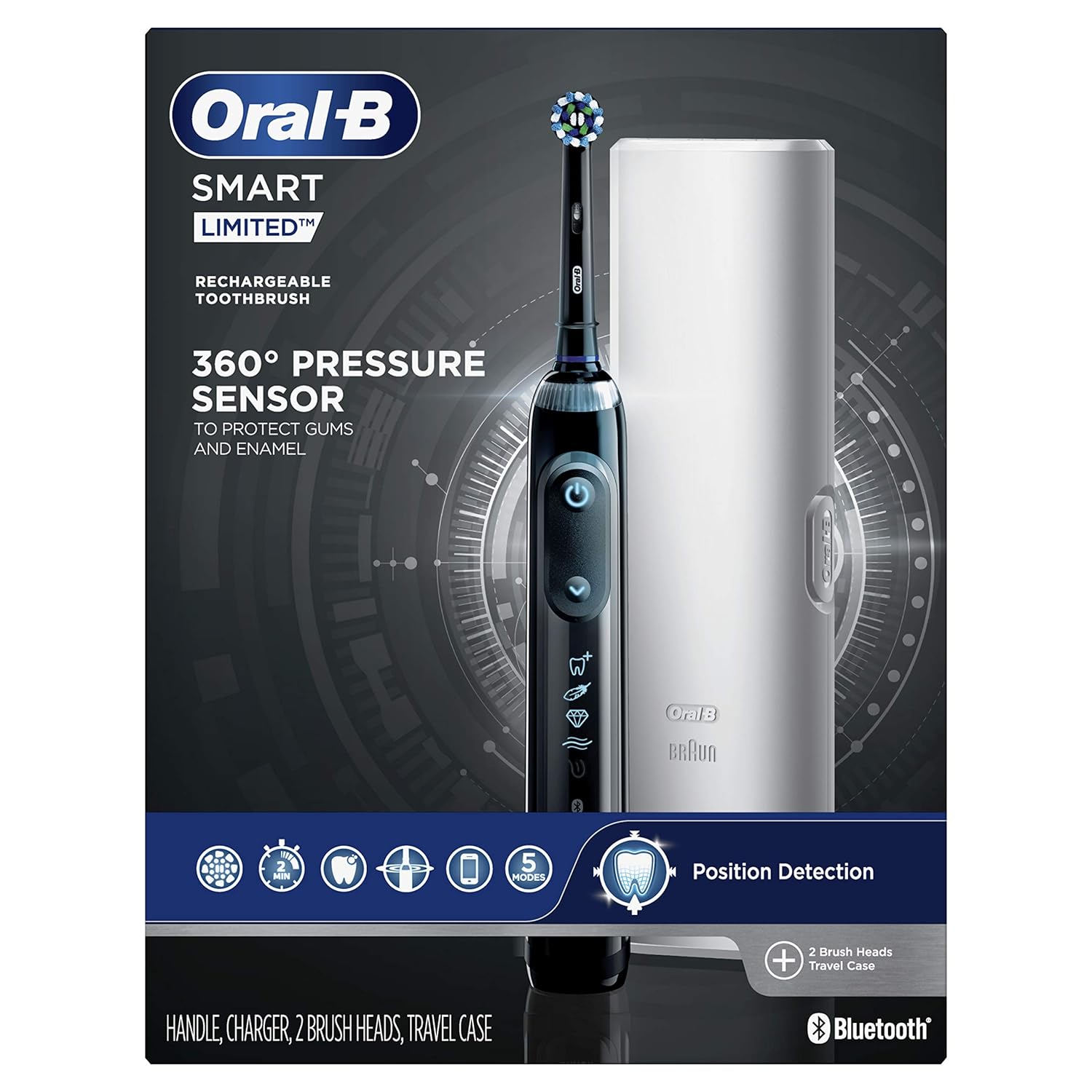 Oral-B Smart Limited Electric Toothbrush, Black