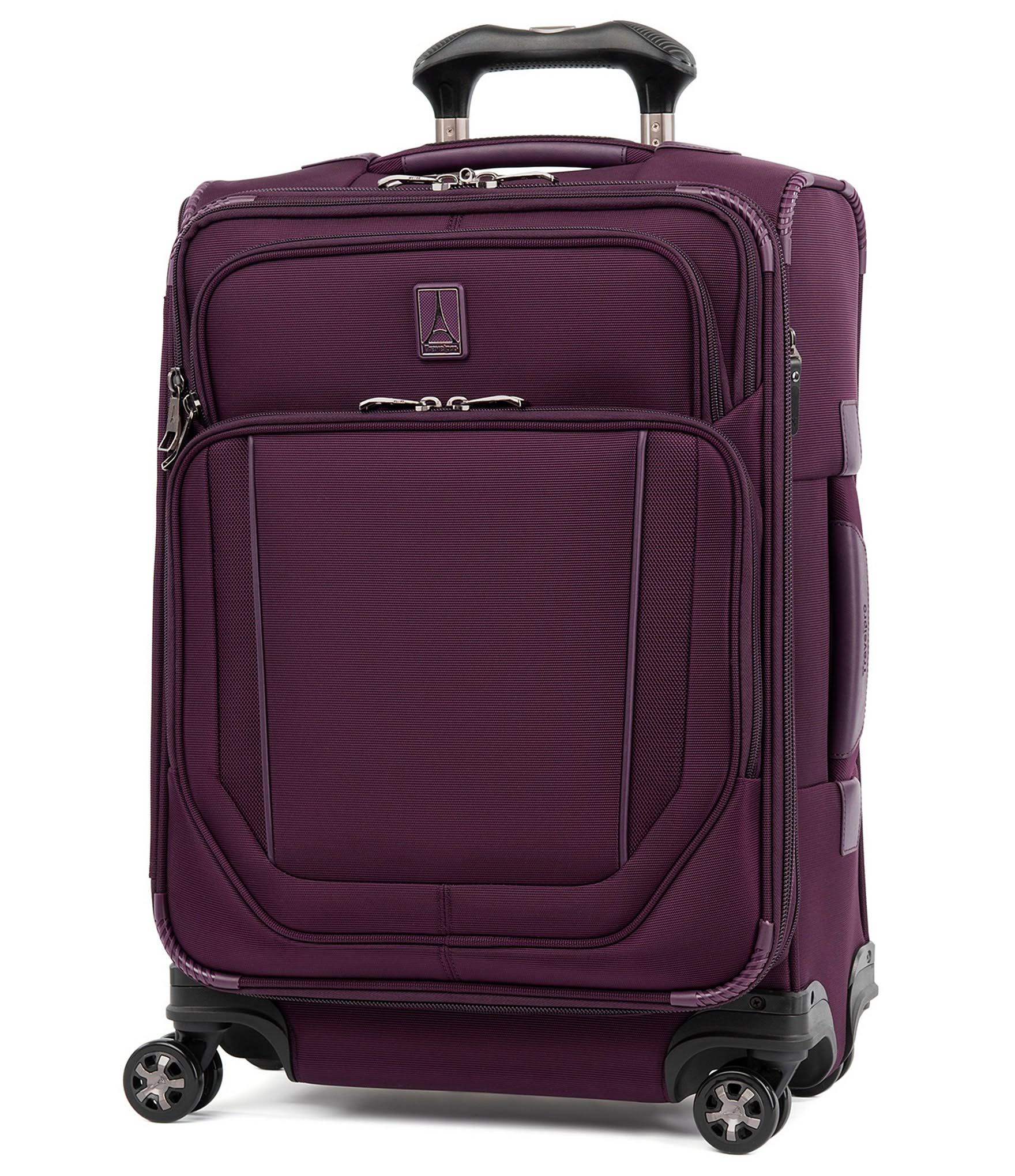 Travelpro Crew Versapack Max Carry-On Expandable Spinner Perfect Plum