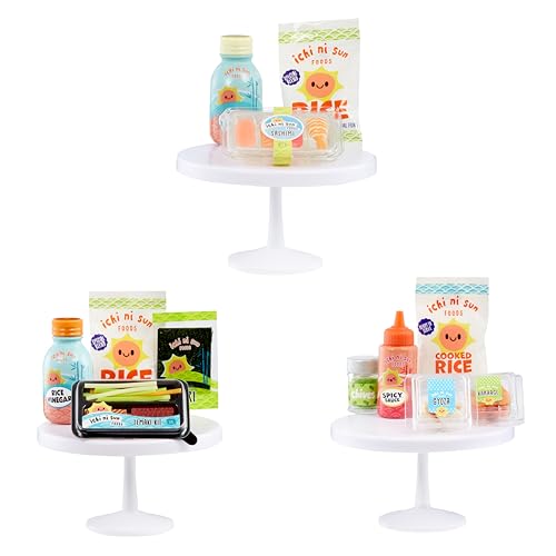 Make It Mini Food Diner Series 3 Sushi Restaurant Bundle (3 Pack) Mini Collectibles - MGA's Miniverse, Blind Pack, DIY, Crafts, Resin Play, Replica Food, NOT Edible, Collectors, 8+