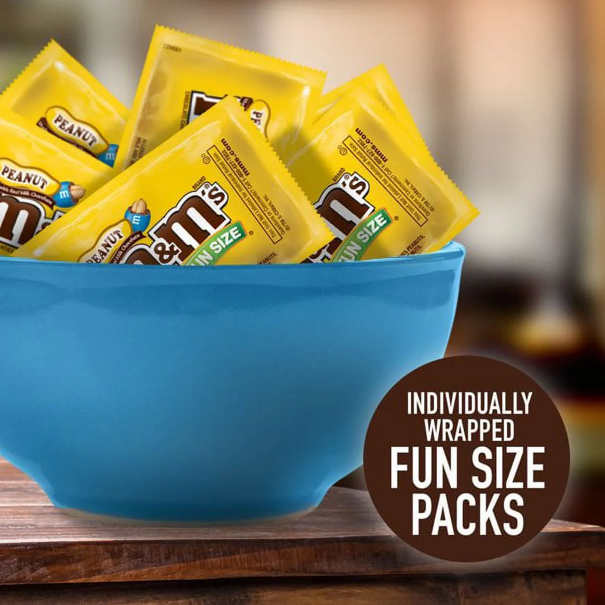 West End Foods (5 LBs) Bundle of M&M's Peanut Chocolate Classic Candy Fun Size Snacks in a Bag for Party, Buffet, Pinata, Office, Wedding Favors, Christmas