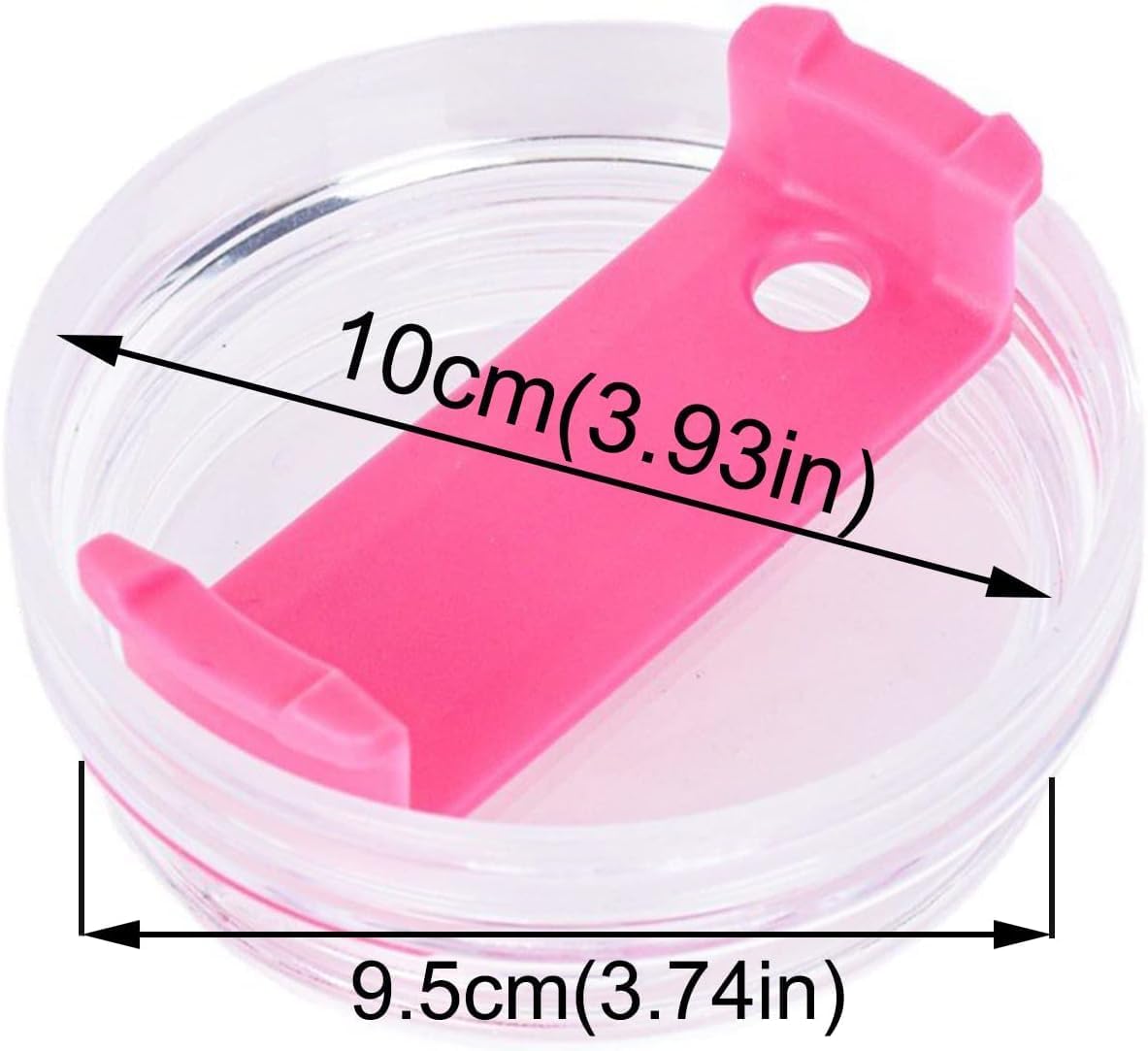 2 Pack 40 OZ Tumbler Lid Compatible for Stanley Quencher, Spill Proof Splash Resistant Stainless Steel Tumbler Covers Fit for Stanley and More Coffee (Light Purple, 40oz-1.0)