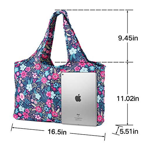 ZOOEASS Women Fashion Large Tote Shoulder Handbag Waterproof Tote Bag Multi-function Nylon Travel Shoulder