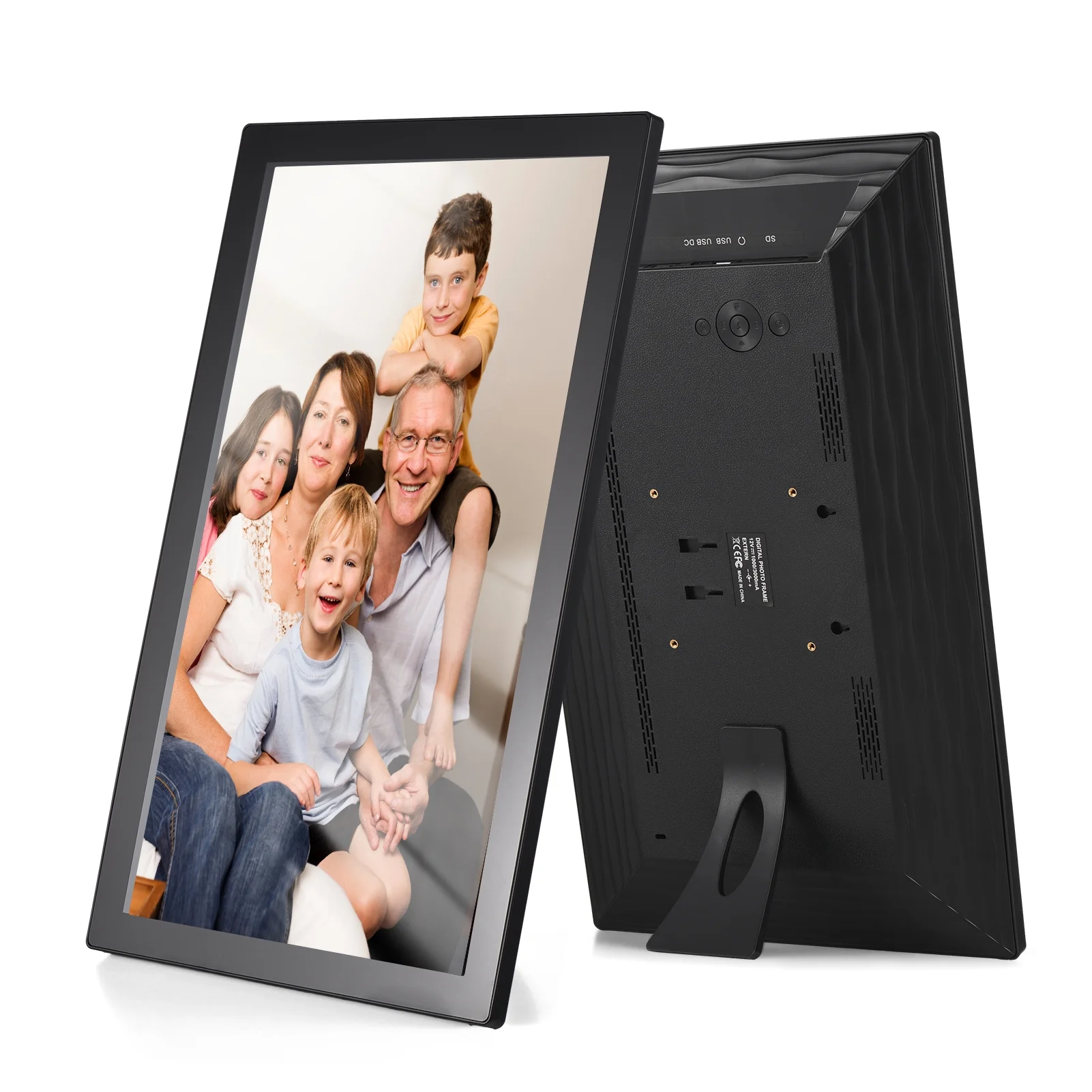 Dcenta 21.5-Inch WiFi Digital Picture Frame with Cloud Storage, IPS Screen, and APP Control, Share Photos Instantly