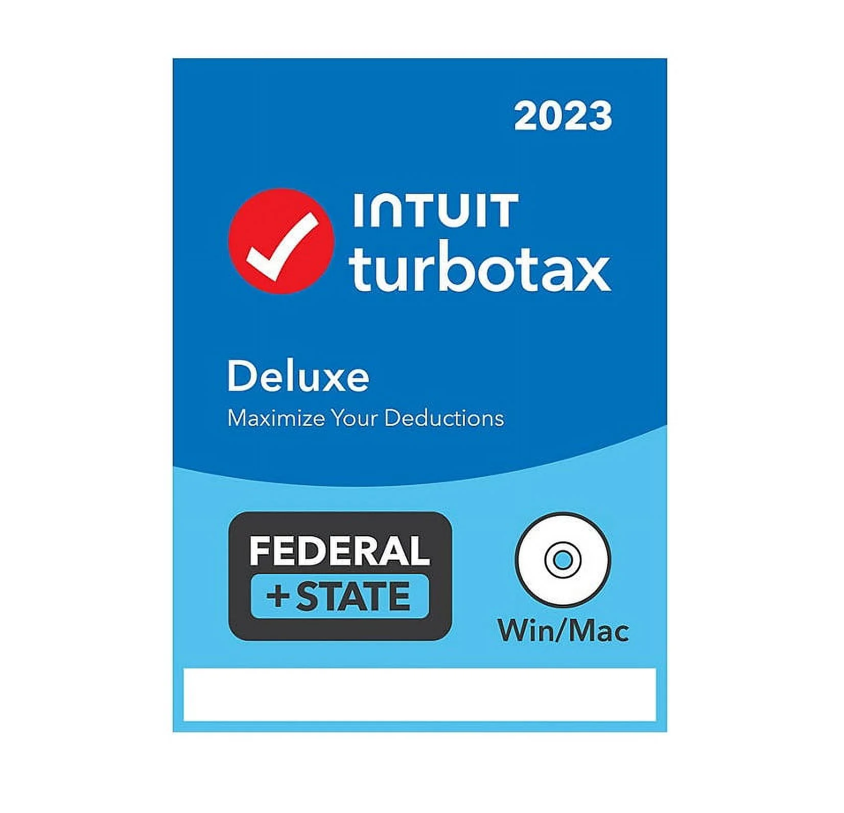 TurboTax Deluxe 2023 Fed + E-file & State (CD)