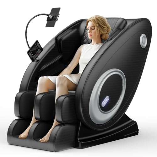 Massage Chair Blue-Tooth Connection and Speaker, Recliner with Zero Gravity with Full Body Air Pressure, Easy to Use at Home and in The Office