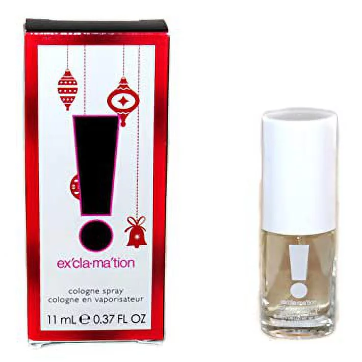 Coty Exclamation Mini Cologne Spray 0.37 Oz - Pack 2