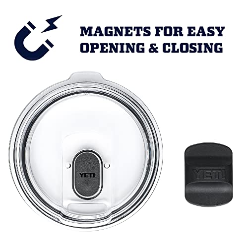 YETI Rambler Lowball, Vacuum Insulated Stainless Steel Stackable Lowball with MagSlider Lid, Stainless Steel, 10 oz (296 ml)