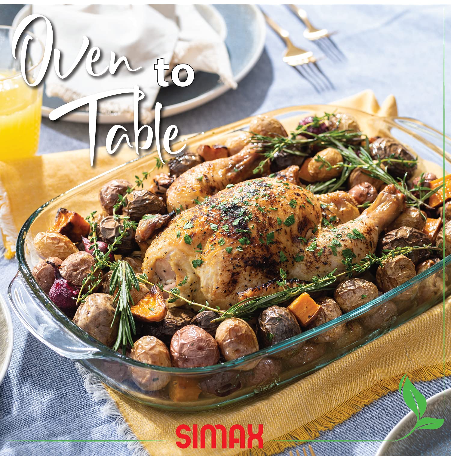 Simax Glassware Simax Heatproof, 3,5L rectangular dish, one size, clear