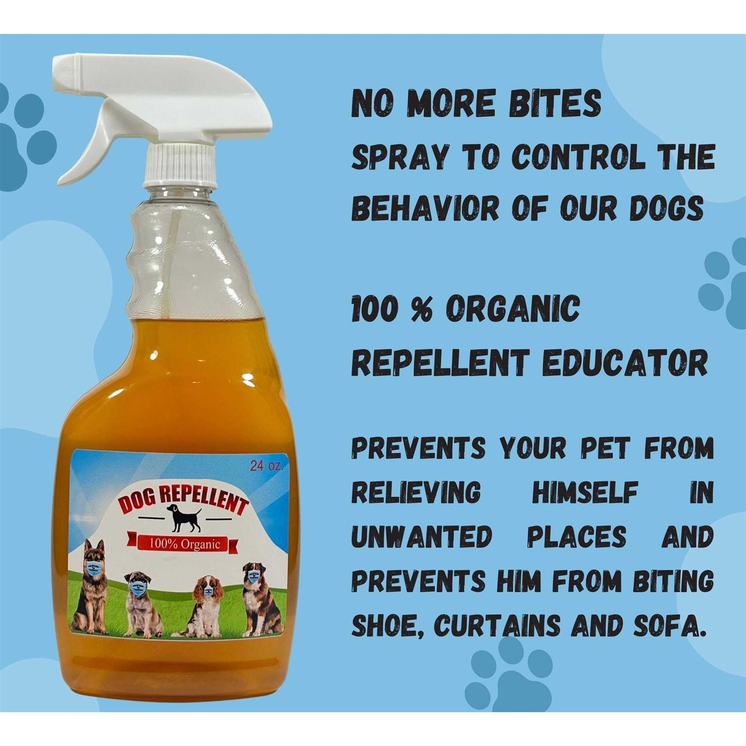 Dog Repellent for Couch Stop Biting Spray Dog Potty Training - Pet Supplies online store