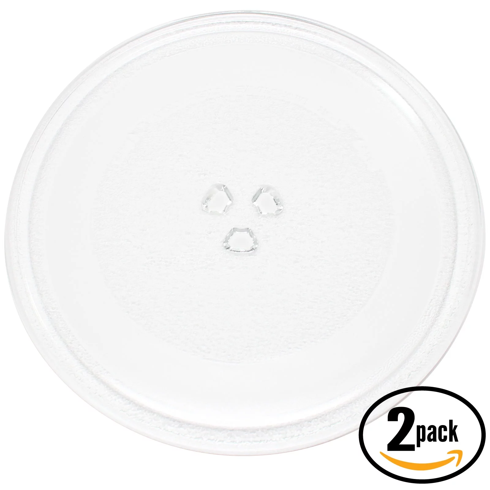 2-Pack Replacement Daewoo GT88 Microwave Glass Plate - Compatible Daewoo 3517203600 Microwave Glass Turntable Tray - 10