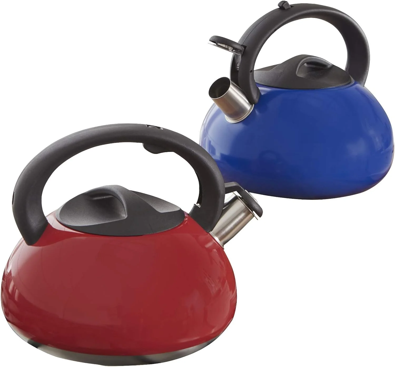 3 Liter Stainless Whistling Kettle Teapot, Red