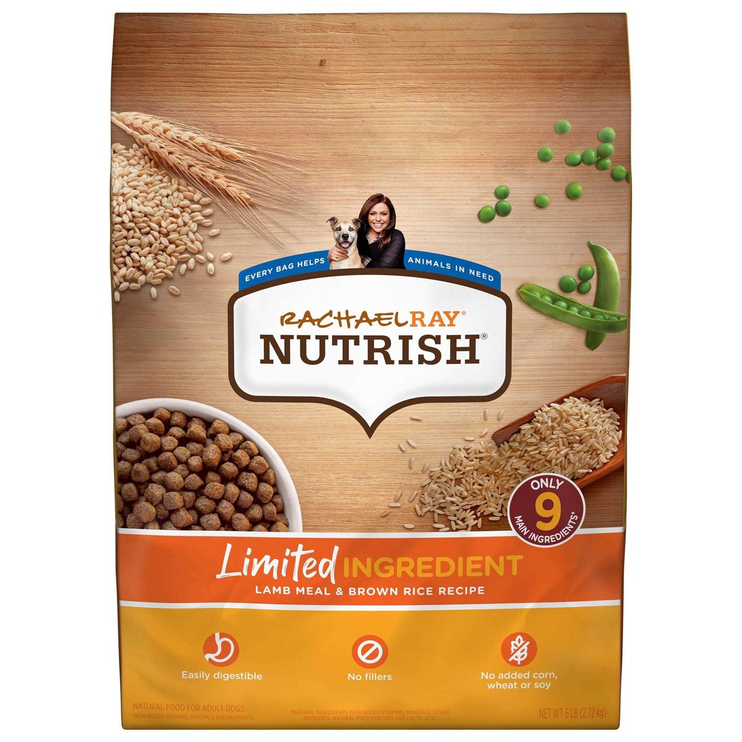 Rachael Ray Nutrish Lamb Meal & Brown Rice Recipe Dry Dog Food - Pet Supplies online store