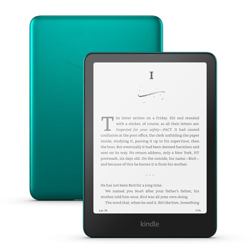 Like-new Amazon Kindle Paperwhite Signature Edition (32 GB) &ndash; Our fastest Kindle with auto-adjusting front light, wireless charging, and weeks of battery life &ndash; Metallic Jade