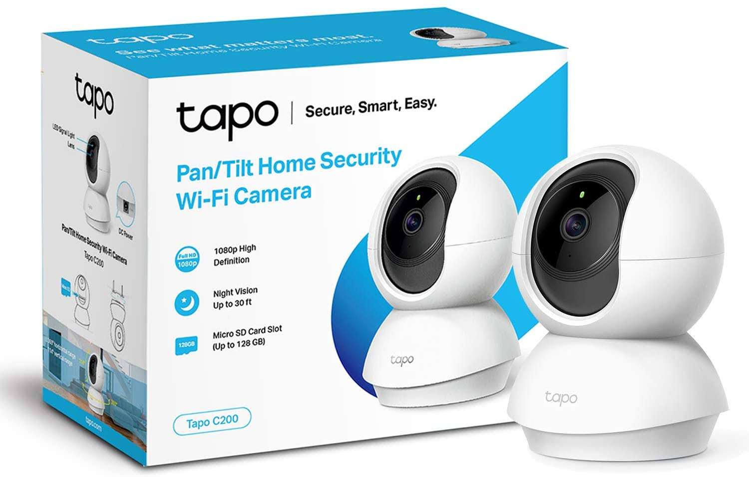 Tapo Pan/Tilt Home Security Wi-Fi Camera