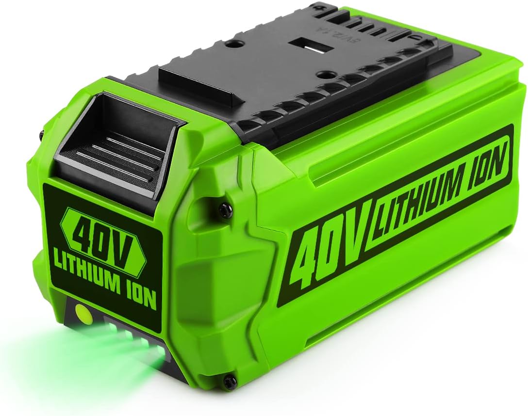 Energup 29462 Replacement 40V GreenWorks Battery for GreenWorks 40V G-MAX Battery 29252 20202 22262 25312 25322 20642 22272 27062 21242 GreenWorks 40V Lithium Battery (Not for Gen 1) Pack of 2