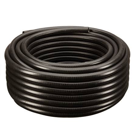 HYDROMAXX BF300010 3 in. x 10 ft. Black PVC Schedule 40 Flexible Pipe