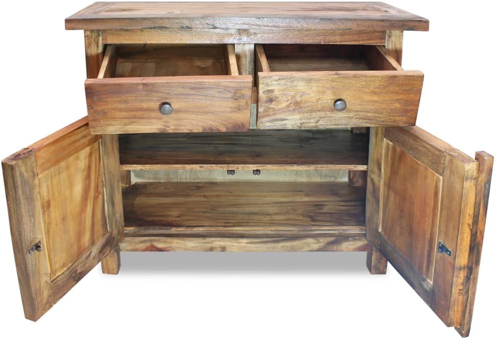 Kitchen Storage Cabinets Display Cabinet Storage Cabinet Sideboard Solid Reclaimed Wood 29.5