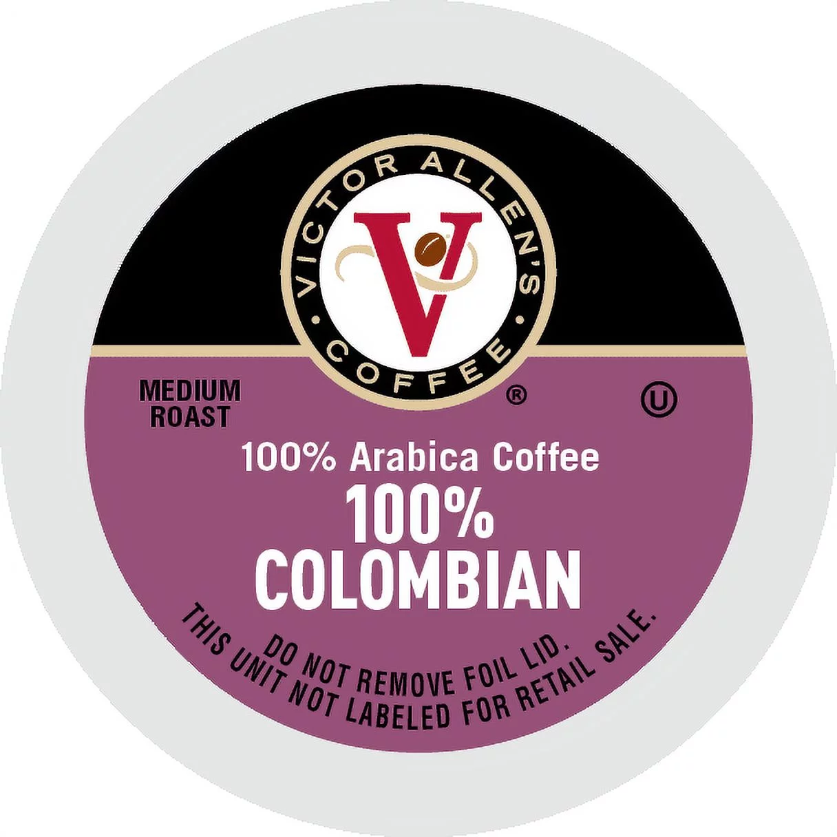 Victor Allen's Coffee 100% Colombian, Medium Roast, 30 Ct, Single Serve Coffee Pods for Keurig K-Cup Brewers