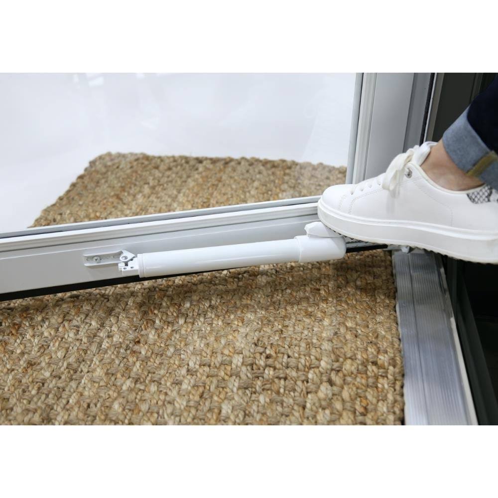 Larson Tradewinds 36-in x 81-in Black Mid-View Aluminum Storm Door | 1460605217