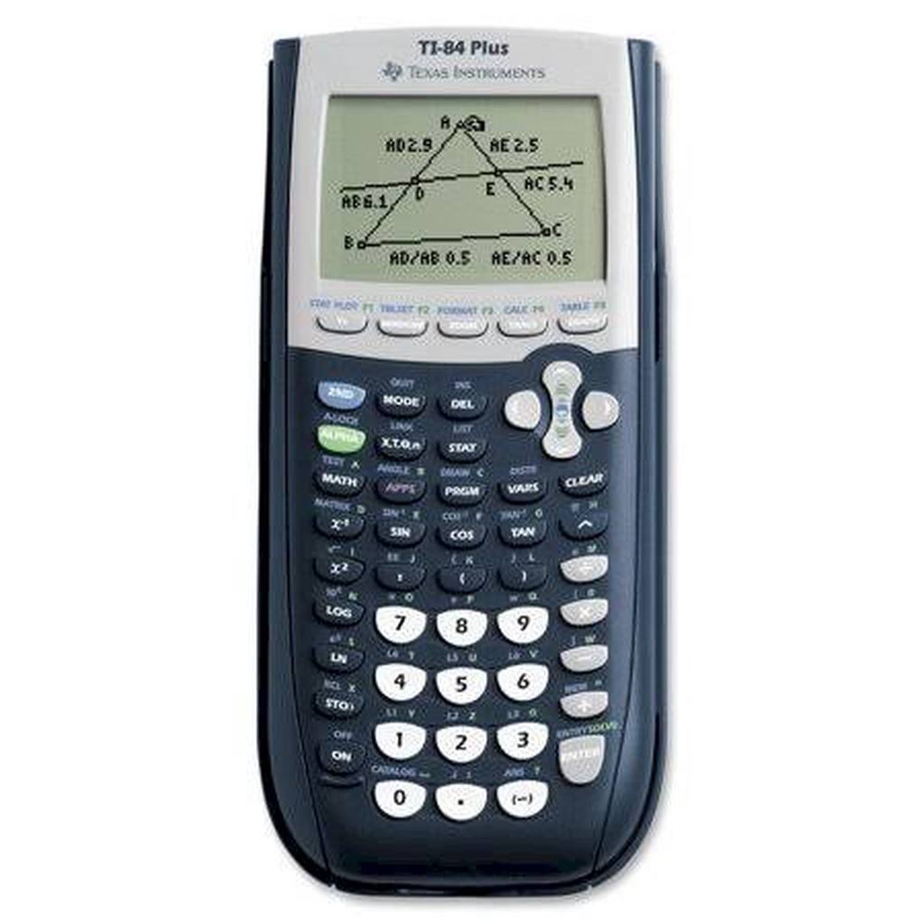 Texas Instruments TI-84 Plus Graphing Calculator - 16 Digits - Black