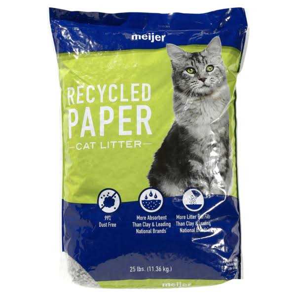 Meijer Recycled Paper Cat Litter - Pet Supplies online store