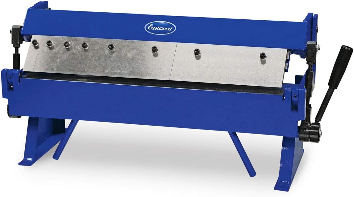 Eastwood 24 in. Box And Pan Sheet Metal Brake Easy Adjustment Box With 5 Adjustable Fingers